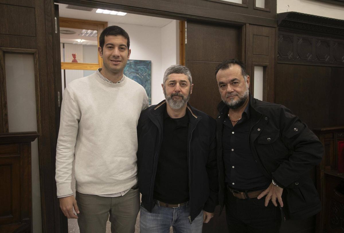 Ediles del IP en el pleno.