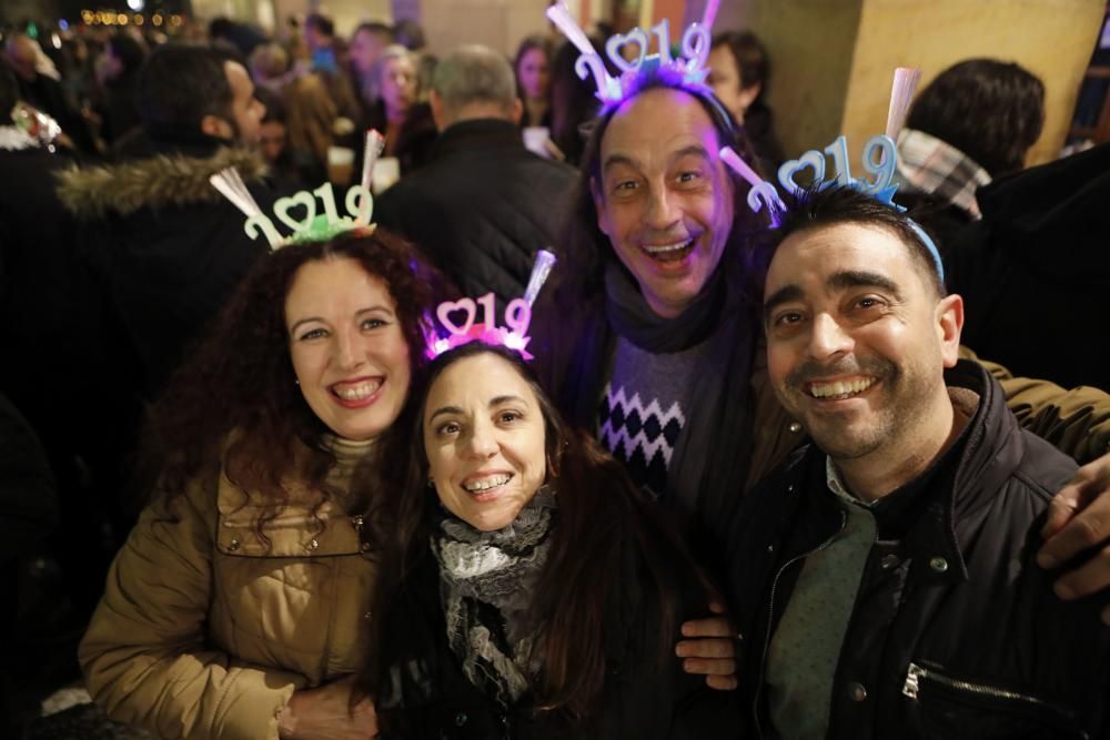 Nochevieja 2019 en Gijón