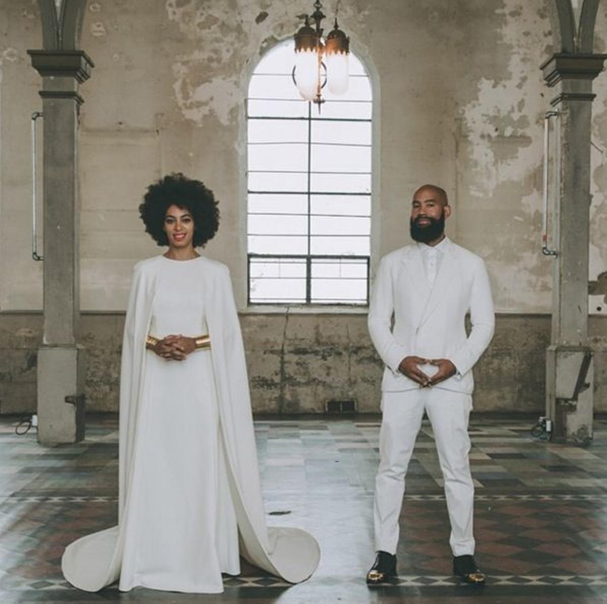 El vestido de novia de Solange Knowles