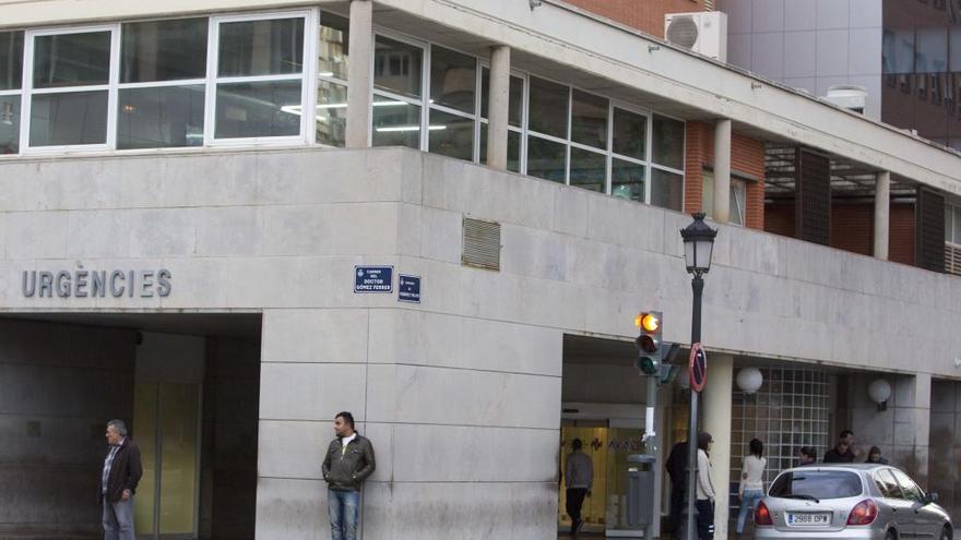 Puerta de Urgencias del Hospital Clínico de Valencia.