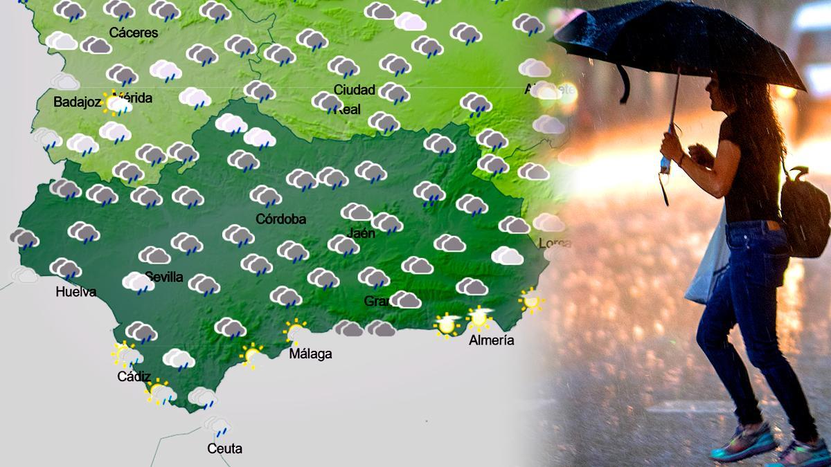 Las lluvias vuelven a Andalucía.