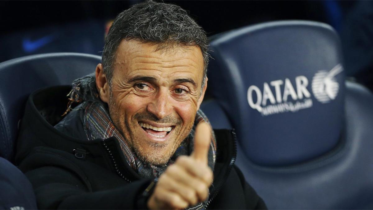 Luis Enrique Martínez durante el Barça-Athletic Club de la Copa del Rey 2016/2017