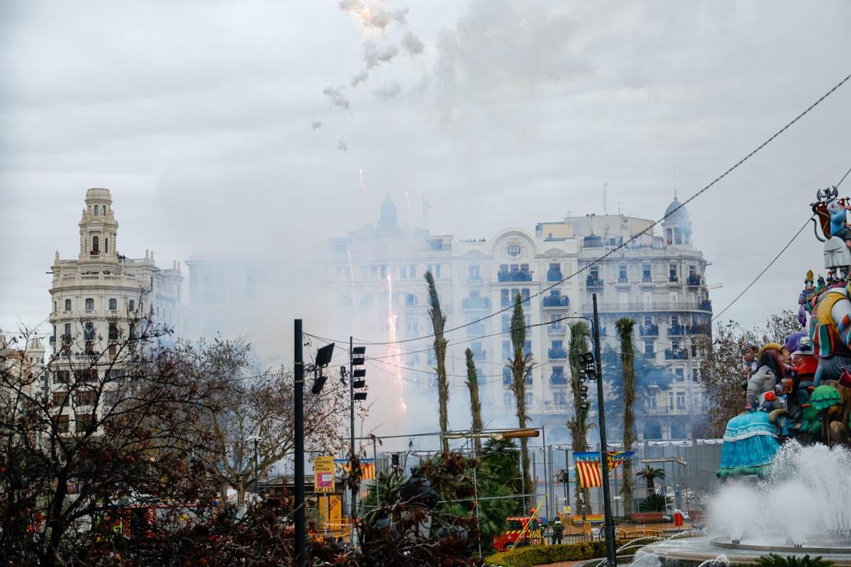 La mascletà del 18 de marzo, en imágenes La mascletà del 18 de marzo, en imágenes