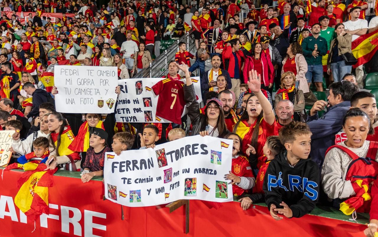 España - Georgia, en imágenes