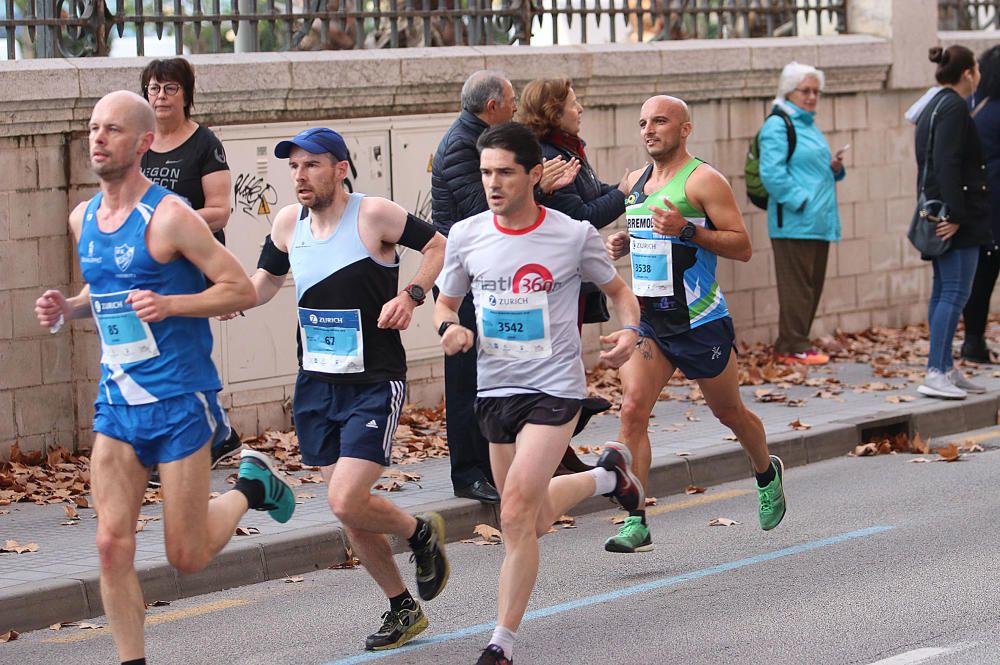 Las mejores imágenes de la Maratón de Málaga 2018