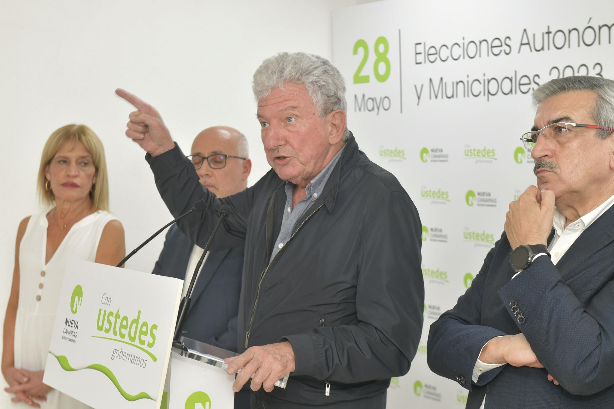 Noche electoral con Nueva Canarias