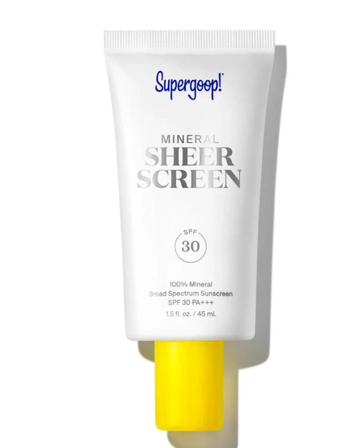 Sheer Screen Mineral SPF30, de Supergoop
