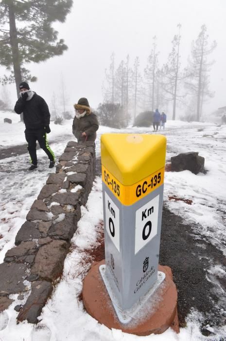 Nieve en Gran Canaria (01/02/2018)