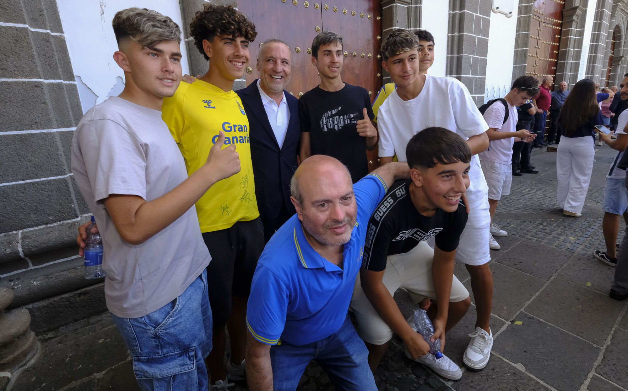 Ofrenda anual de la UD Las Palmas a la Virgen del Pino