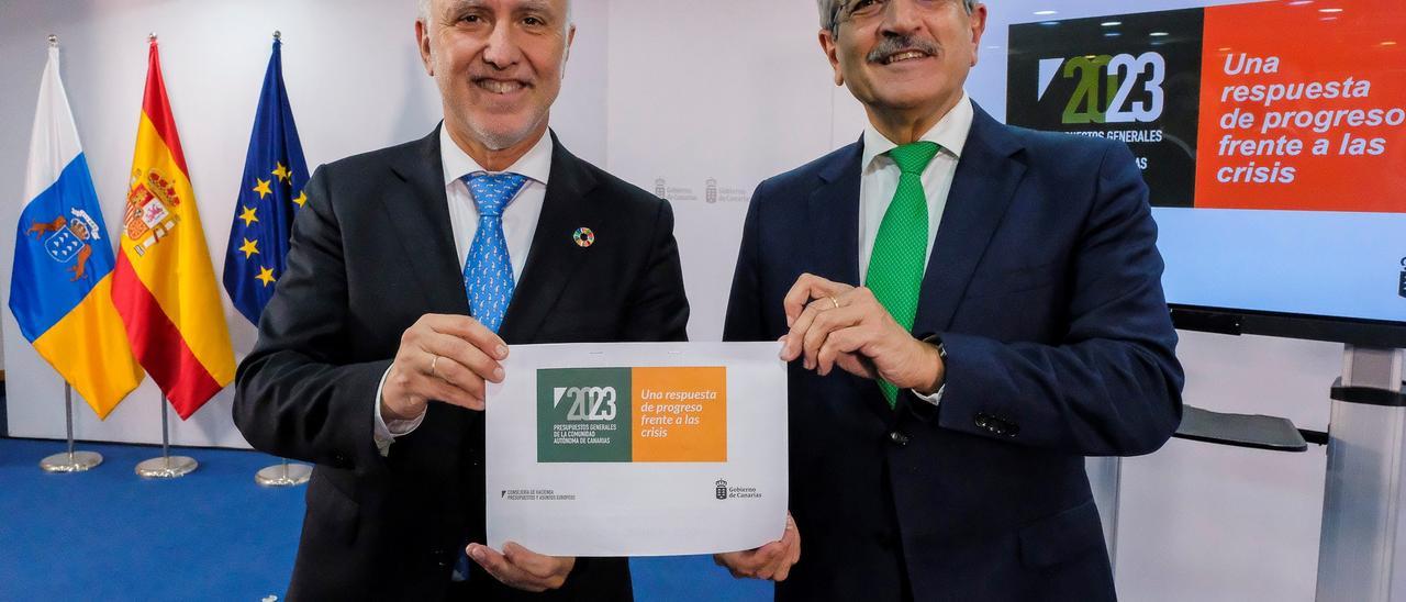 Presentación del Anteproyecto de Presupuestos de la Comunidad Autónoma de Canarias para 2023