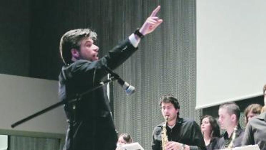 La «Gigia Sax Band», dirigida por Juan Antonio Martínez.