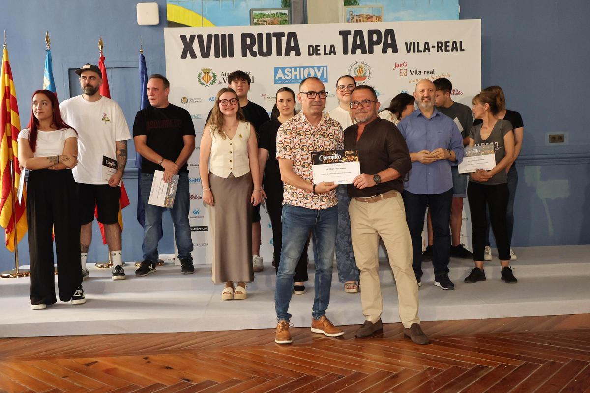 Fotogalería I Entrega de los premios a las mejores elaboraciones de las rutas de la tapa y del carajillo de Vila-real