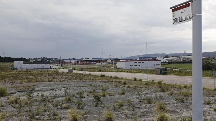 Vista del polígono industrial de Lloreda.