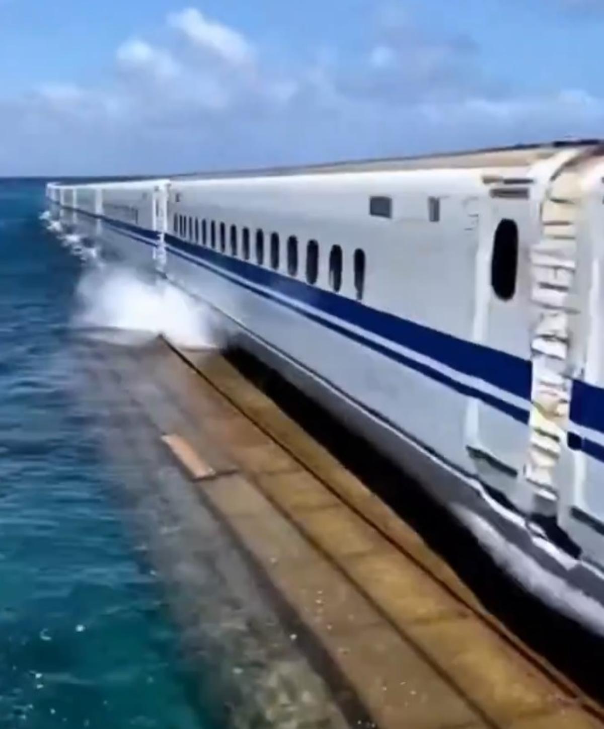 El "tren submarino" viral de Japón llega a Mallorca: esta ha sido la respuesta de una importante compañía de transportes