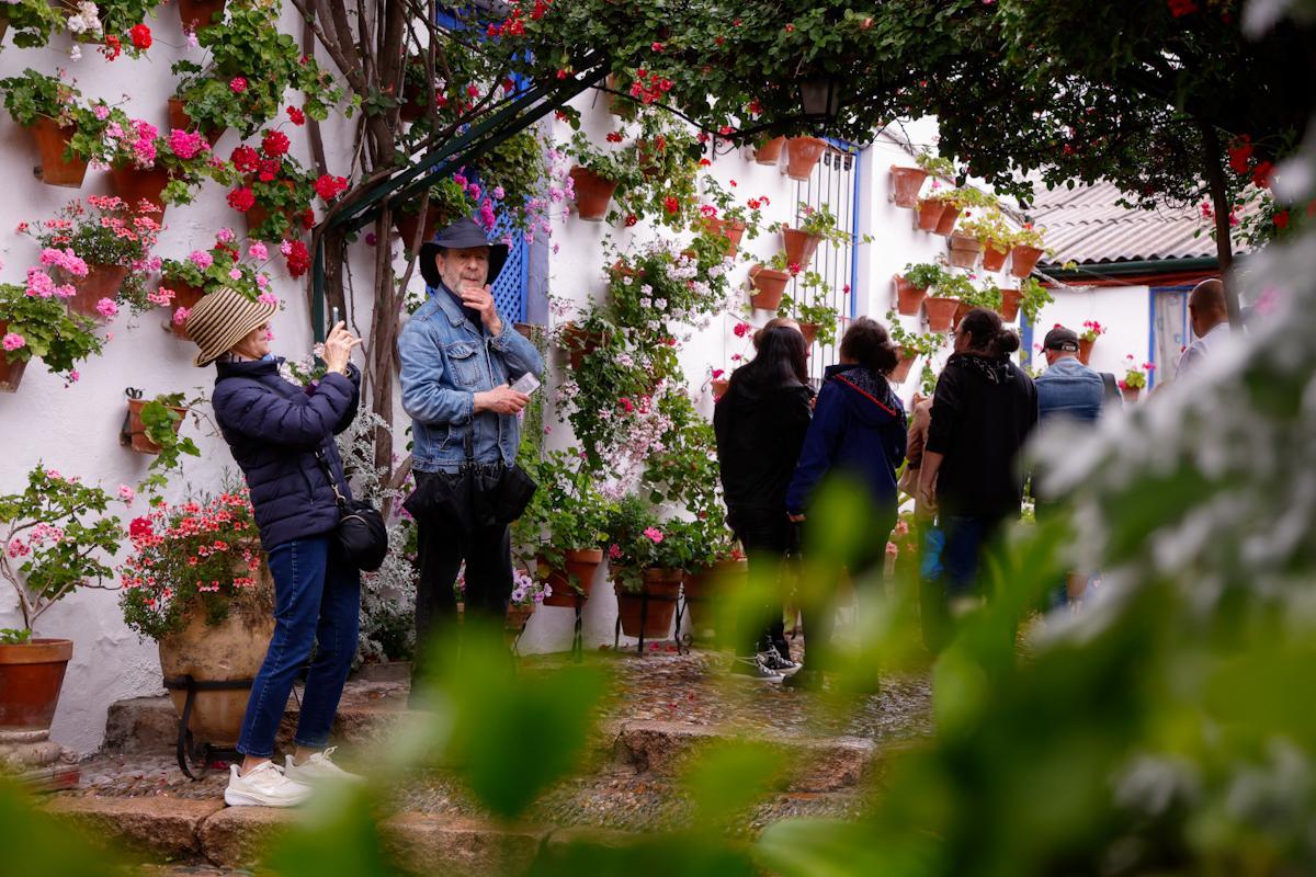 Los Patios de Córdoba desafían a la lluvia en el ecuador de la fiesta
