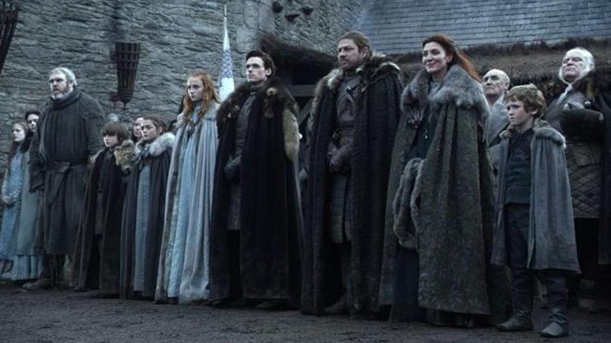 La familia Stark.