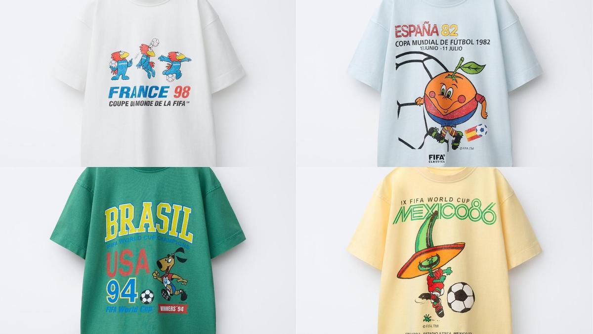 Diseños de Zara en honor a 4 mundiales históticos