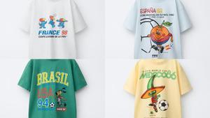 Diseños de Zara en honor a 4 mundiales históticos