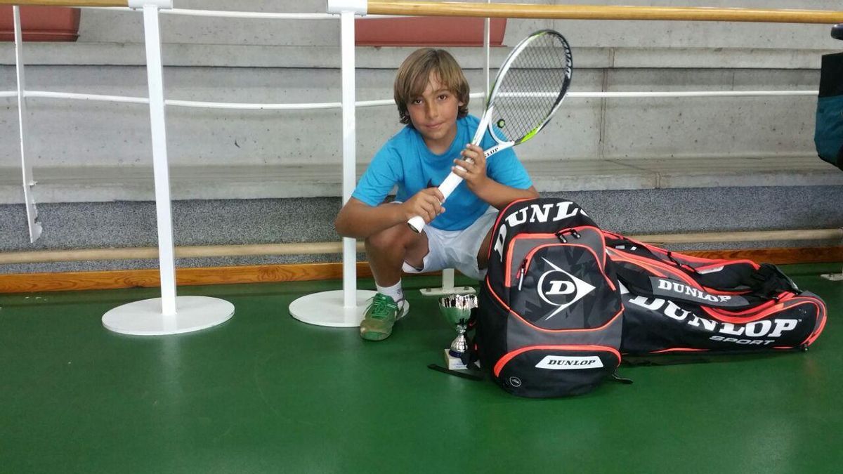 Dani Mérida de pequeño