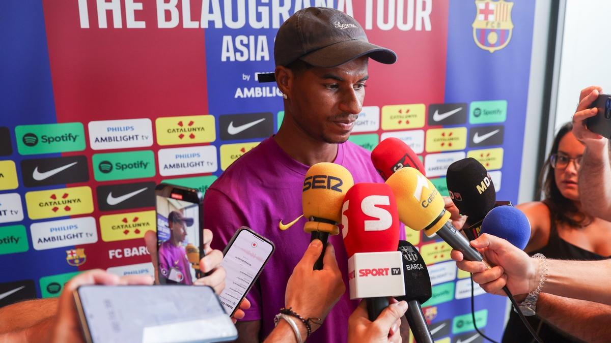 Rashford bromea con los goles que quiere marcar esta temporada