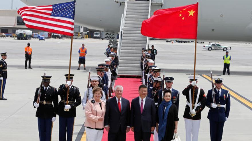 Donald Trump y Xi Jinping, en Florida para la cumb bilateral China-EEUU