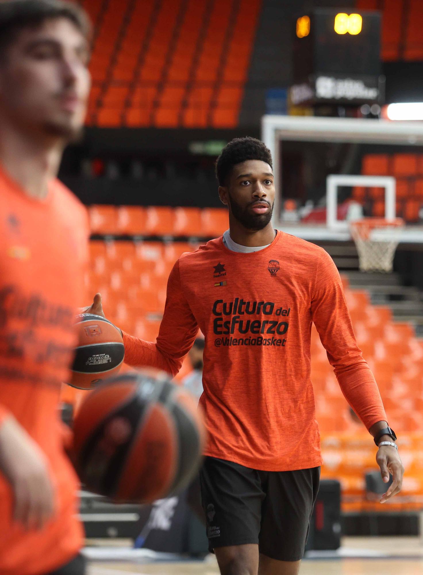 Entrenamiento previo al partido de Euroleague frente al Anadolu Efes Istanbul