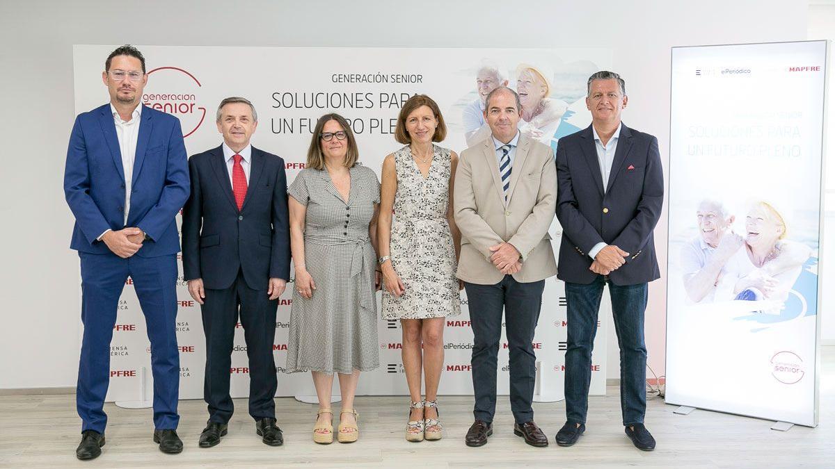 Los participantes en la mesa redonda organizada por El Periódico y Mapfre