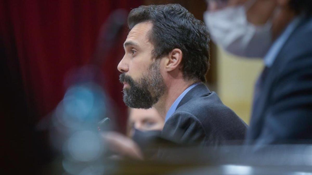 El president del Parlament, Roger Torrent.