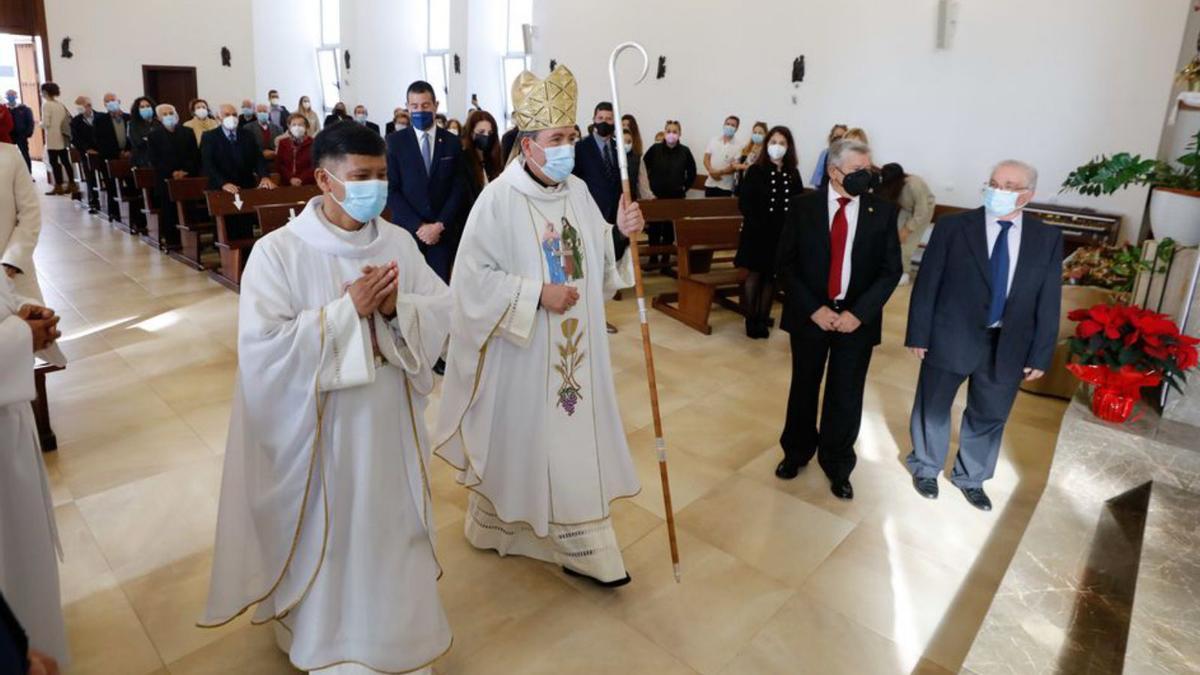 El obispo de Eivissa y Formentera, Vicent Ribas, presidió la misa.