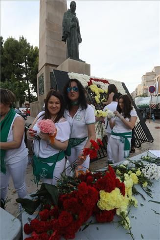 Ofrenda de flores a Sant Pasqual en Vila-real