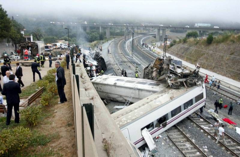Fotogalería del accidente de Santiago