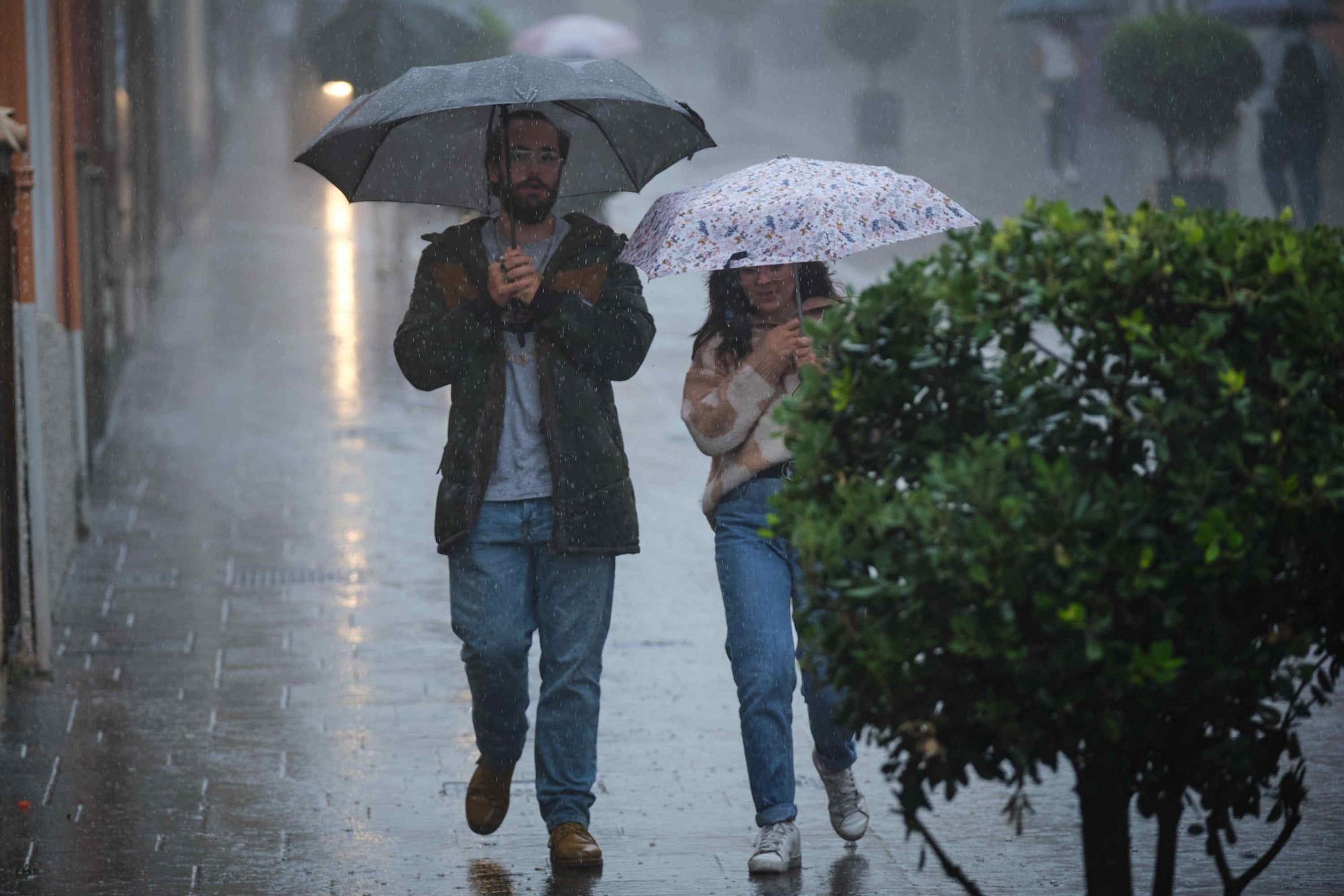 Primeras lluvias en Tenerife en la mañana del sábado 24 de septiembre de 2022