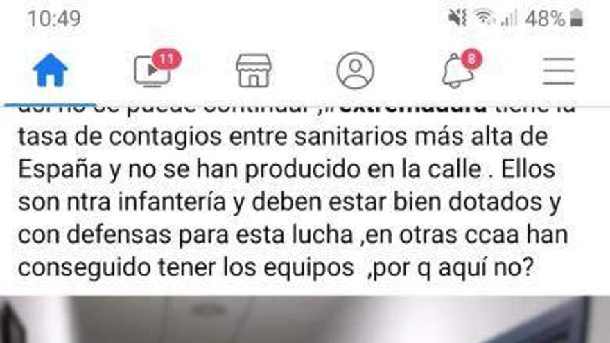 El alcalde de Plasencia denuncia la falta de equipos de protección para los sanitarios