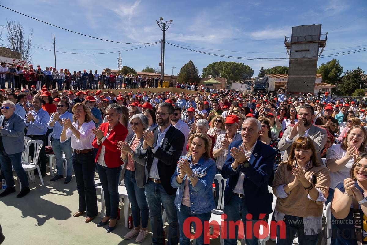 Presentación de José Vélez como candidato del PSOE a la presidencia de la Comunidad