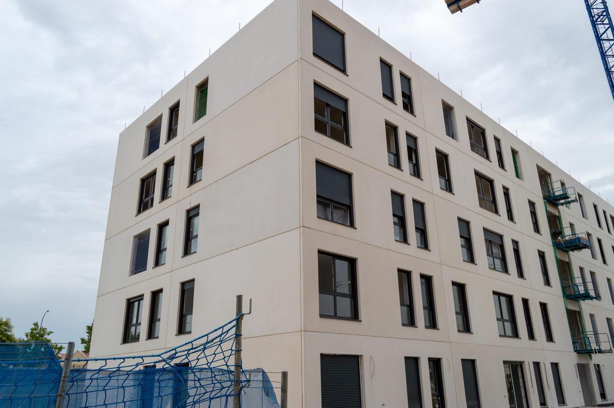 Edificio del Plan Vive en Móstoles