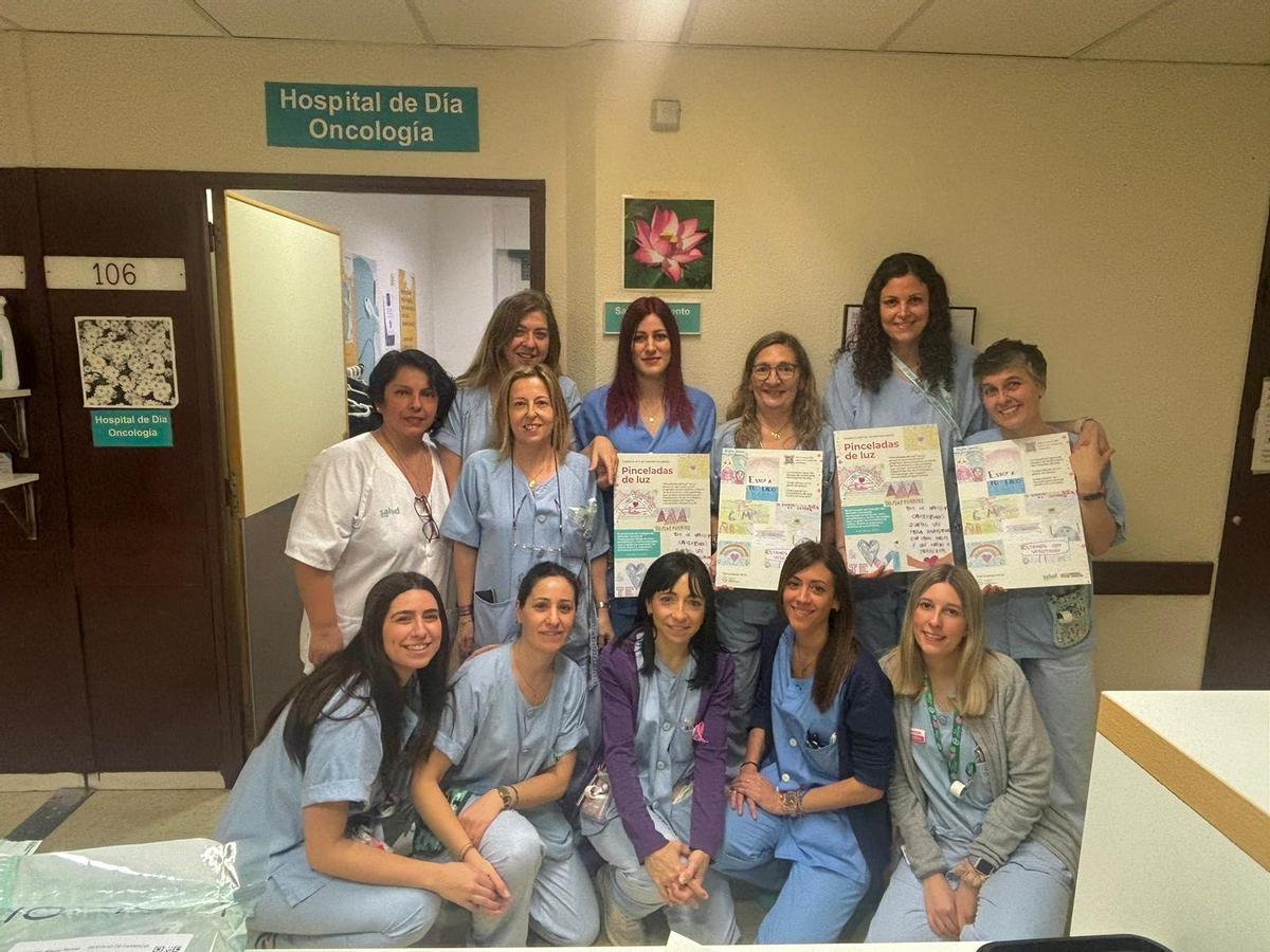 Foto del equipo de oncología del hospital Miguel Servet.