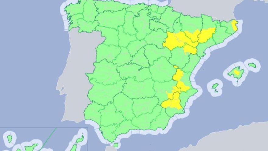 Alerta amarilla por calor en las tres provincias aragonesas