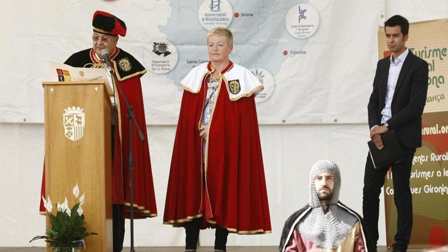 Un moment de la passada edició del Dia Mundial del Turisme, celebrada al castell de Biart.