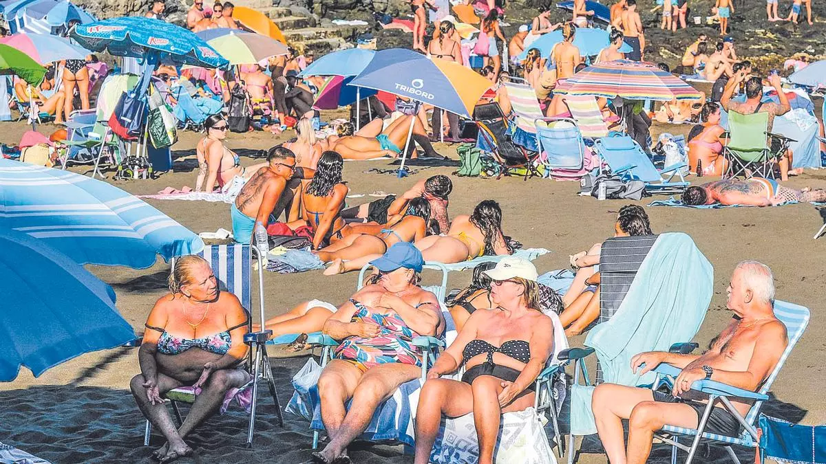 La máxima de España sigue en Tasarte a la espera de que refresque el domingo
