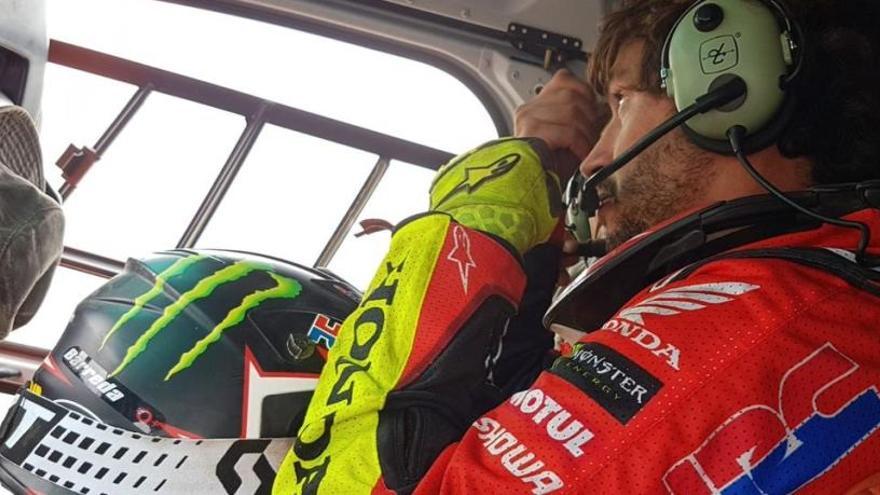 Barreda abandona el Dakar quan liderava la classificació de motos