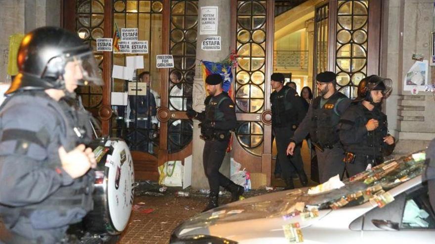 La Guardia Civil atribuye el delito de sedición a los detenidos