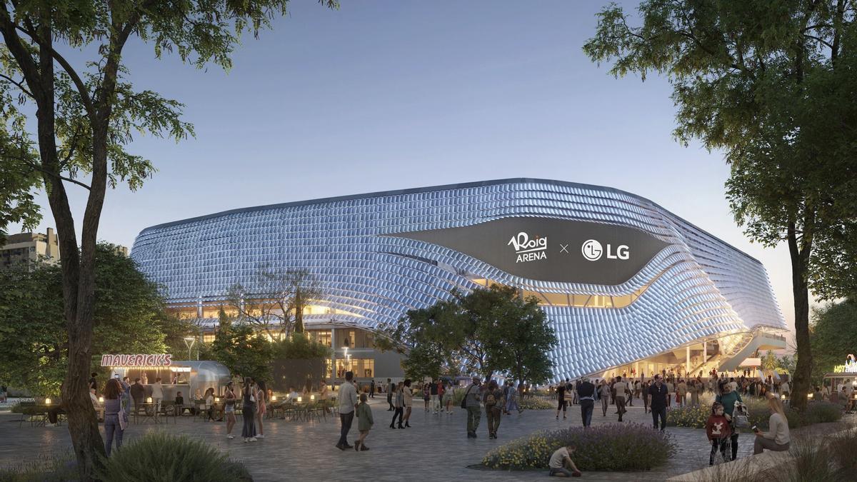 Simulació de l’exterior del Roig Arena