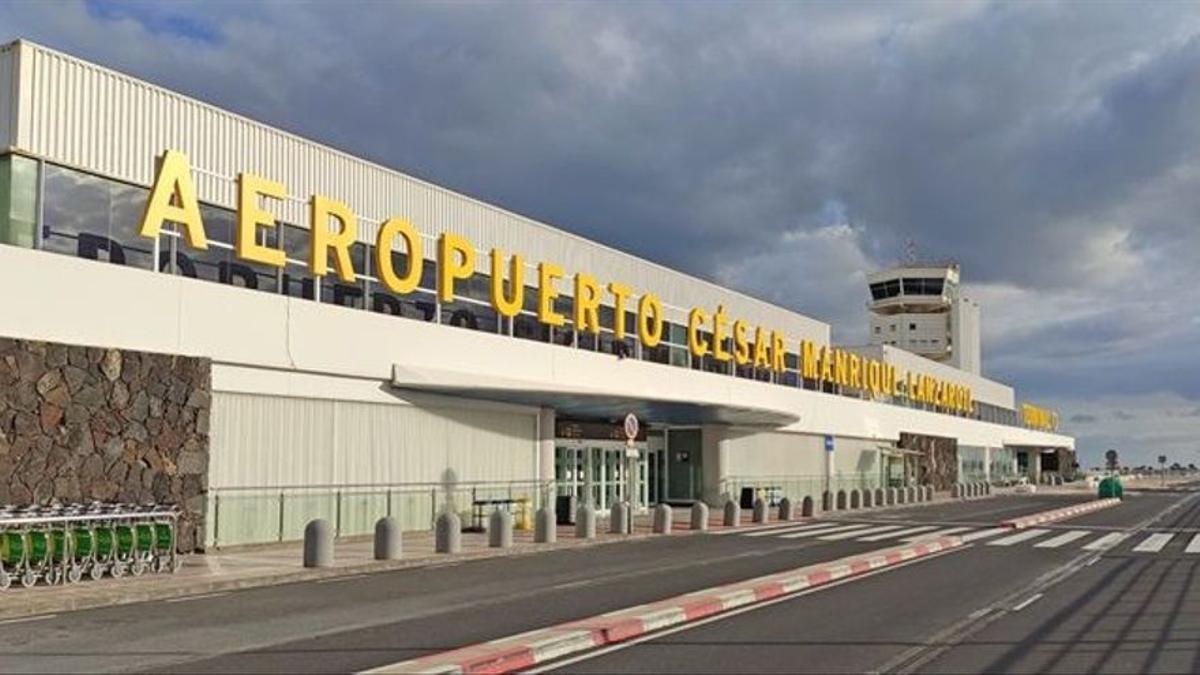 Aeropuerto de Lanzarote, lugar en el que se celebrará la primera manifestación.