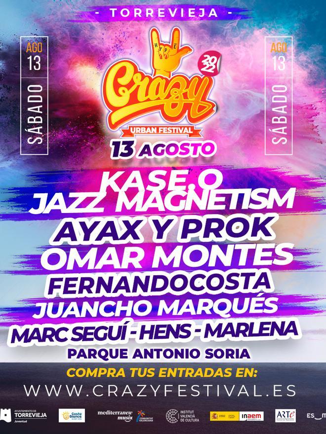 Cartel del Crazy Urban Festival