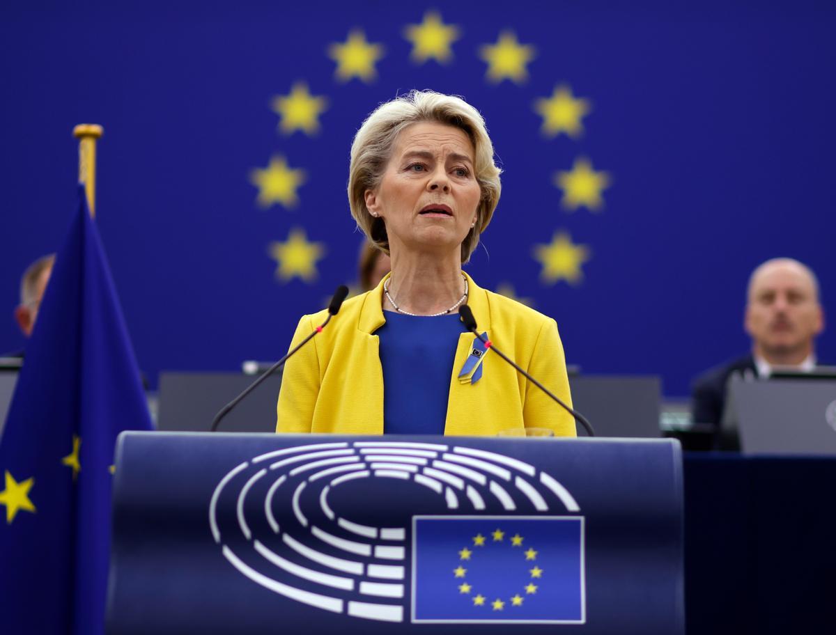 Ursula von der Leyen, presidenta de la Comisión Europea.