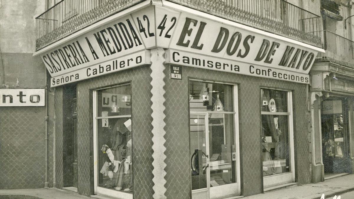 Sastrería Dos de Mayo en su última etapa.