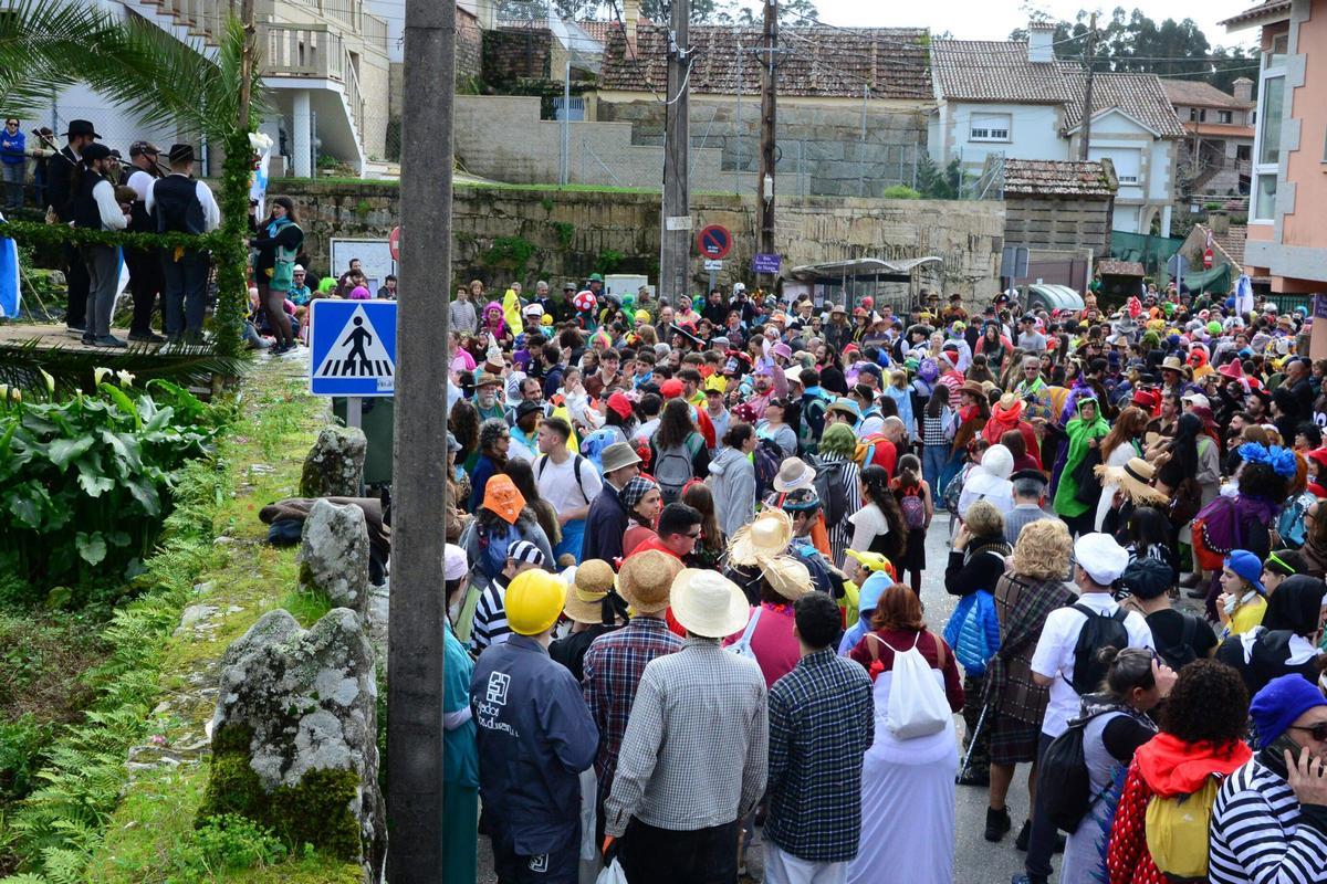 Antroido de O Hío, en su parada en Nerga