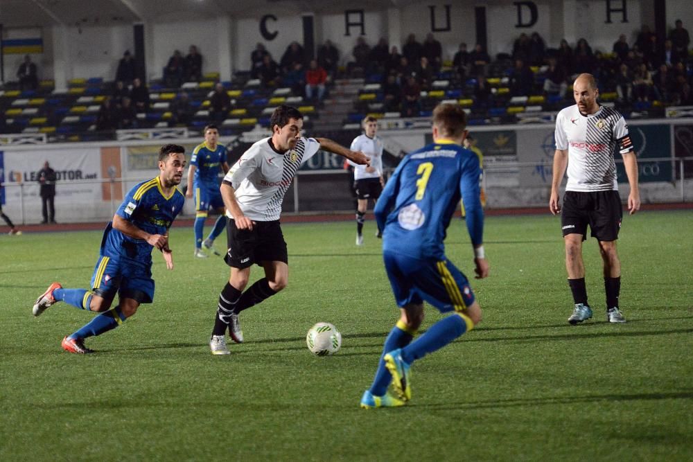 El partido entre el Caudal y el Celta B, en imágenes