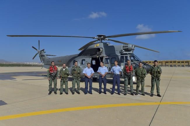 Presentación del nuevo helicóptero Superpuma ...