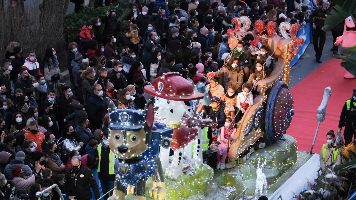 La Cabalgata de los Reyes Magos de Málaga de 2021